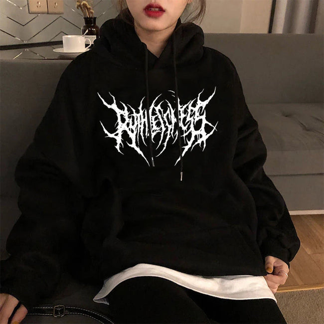 Y2K Mysterious Harajuku Hoodie Main image
