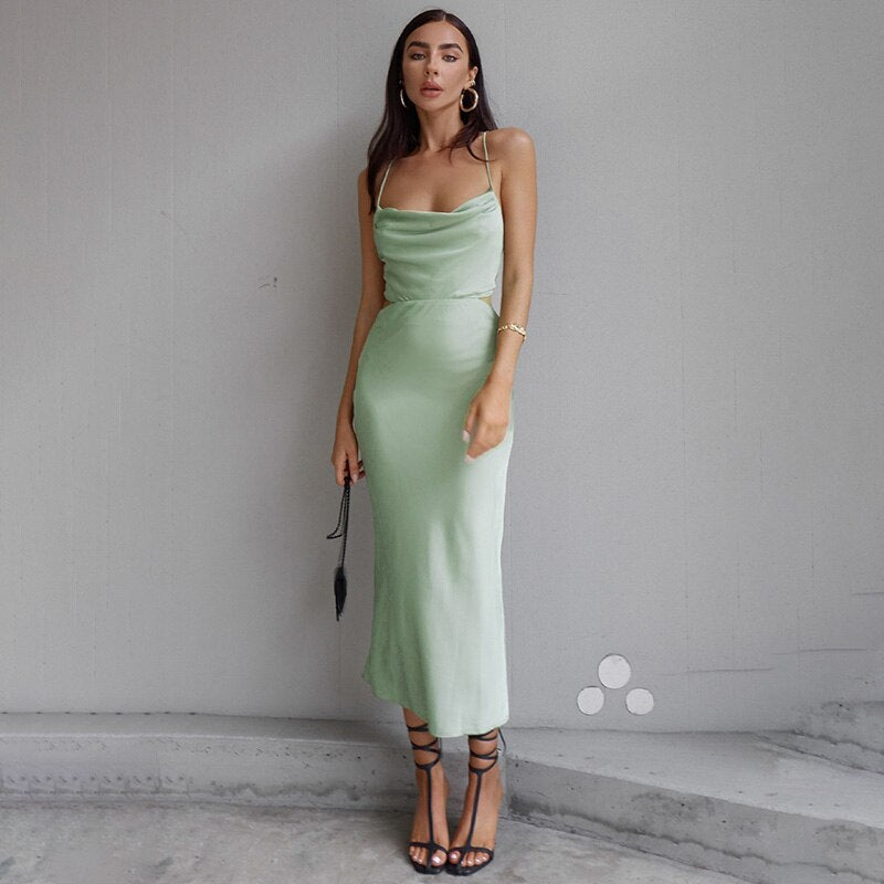 Silk Cotton Chiffon Dress