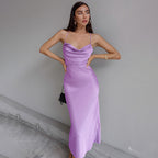 Silk Cotton Chiffon Dress