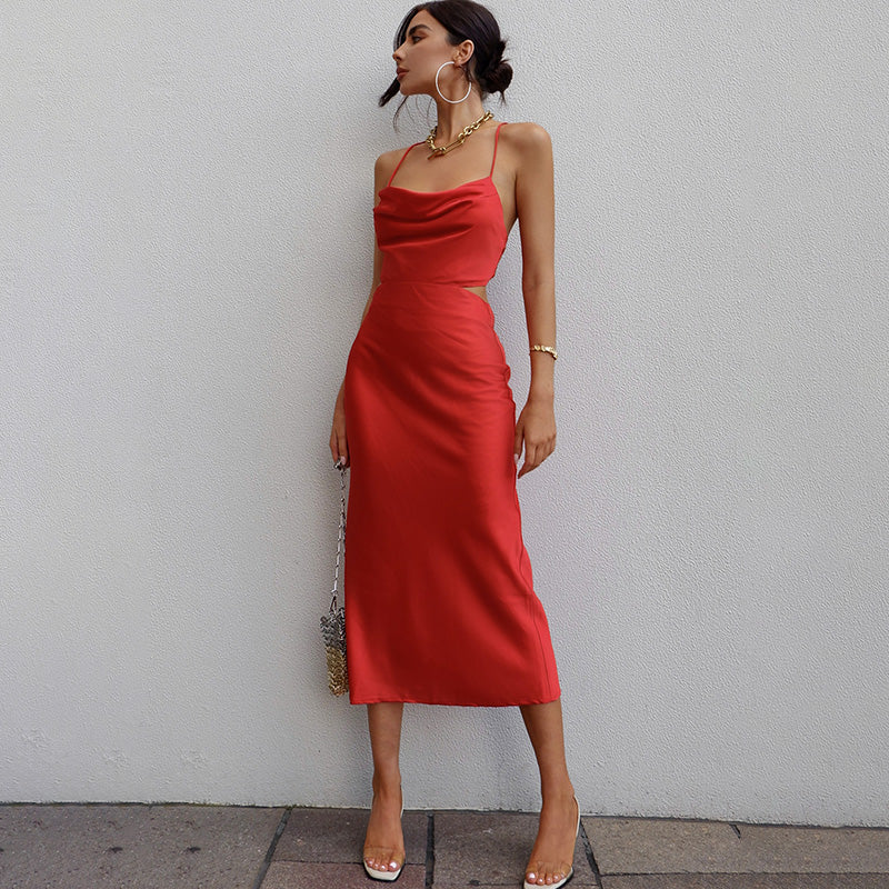 Silk Cotton Chiffon Dress