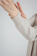 Long-Sleeve Sweater Dress and Matching Scarf Set