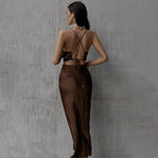 Silk Cotton Chiffon Dress