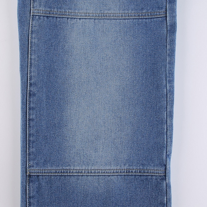 Cargo Baggy Wide-Leg Jeans with Low Waist