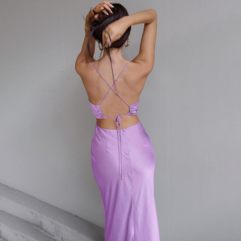 Silk Cotton Chiffon Dress