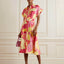 Floral Boho Dress with Short Sleeves