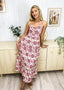 Geometric-Print Stretch-Blend Midi Dress with Polyester Fabric