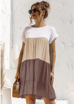 Ombré Ruffled Layered Dress
