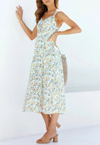 Floral Dress with Slip Styling