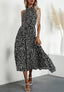 Halter Ruffled Maxi Dress