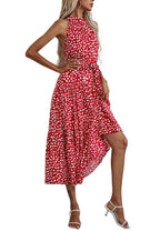 Halter Ruffled Maxi Dress