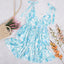 Plunging Strap-Detail Dress with Ribbon Details