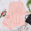 Ruffled Viscose Midi Dress with Layered Details