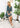 V-Neck Floral Dress with Back Ties Secondary image