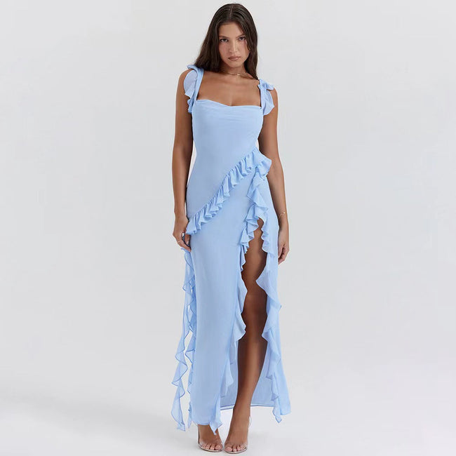 Glitter Dress with Ruffle Details Main image