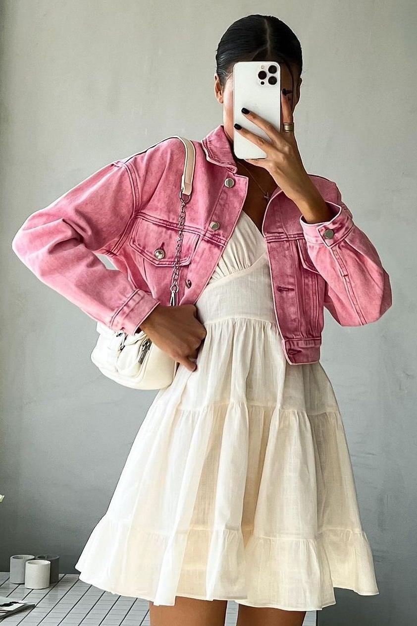 Linen Cami Mini Dress