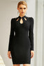 Bandage-Style Dress in Black