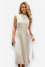 Knit Dress with A-Line Shape