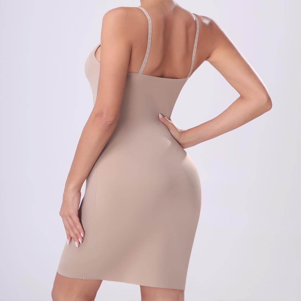 Ribbed Fitted Midi Dress with Side Slit