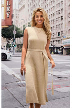Knit Dress with A-Line Shape