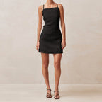 Short Cami Dress with Open Back
