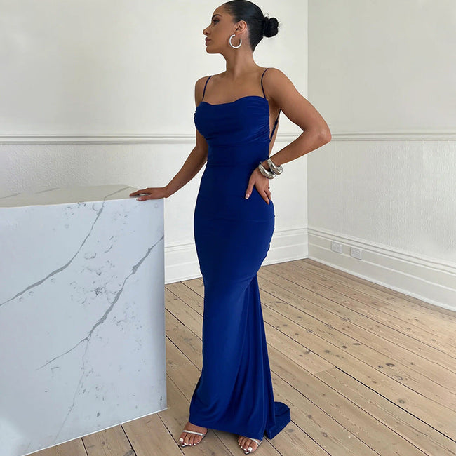 Mermaid Open-Back Dress Main image
