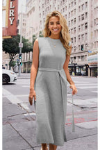 Knit Dress with A-Line Shape