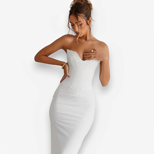 Strapless Dress with Mermaid Shape Main image