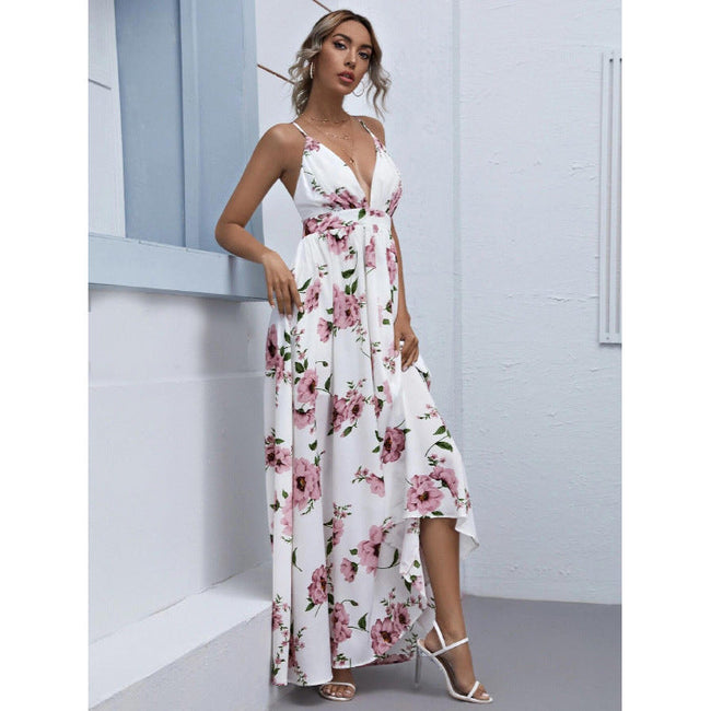 Floral Chiffon A-Line Dress Main image