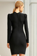 Bandage-Style Dress in Black