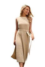 Knit Dress with A-Line Shape