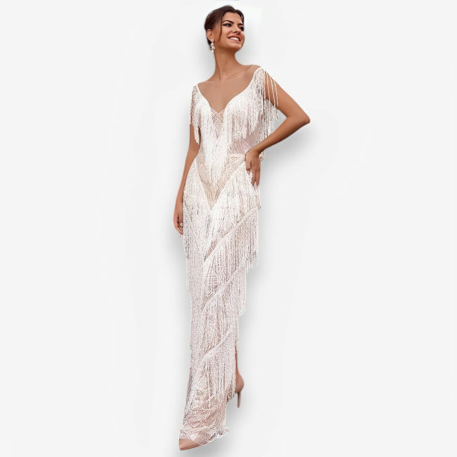 Slim-Fit Maxi Dress with Sleeveless Cut Main image