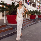 Slim-Fit Maxi Dress with Sleeveless Cut