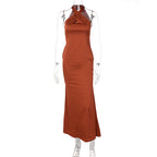 Crepe Mesh Sheer Dress