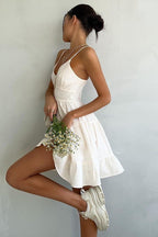 Linen Cami Mini Dress