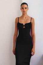 Wrap-Style Cami Dress with Open Back