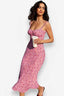Mermaid Plunging Dress with Cami Straps