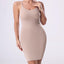 Ribbed Fitted Midi Dress with Side Slit