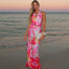 Halter Maxi Dress with Open Back