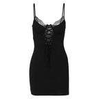 Lace Cutout Cami Dress
