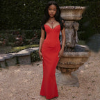Strapless Dress with Mermaid Shape