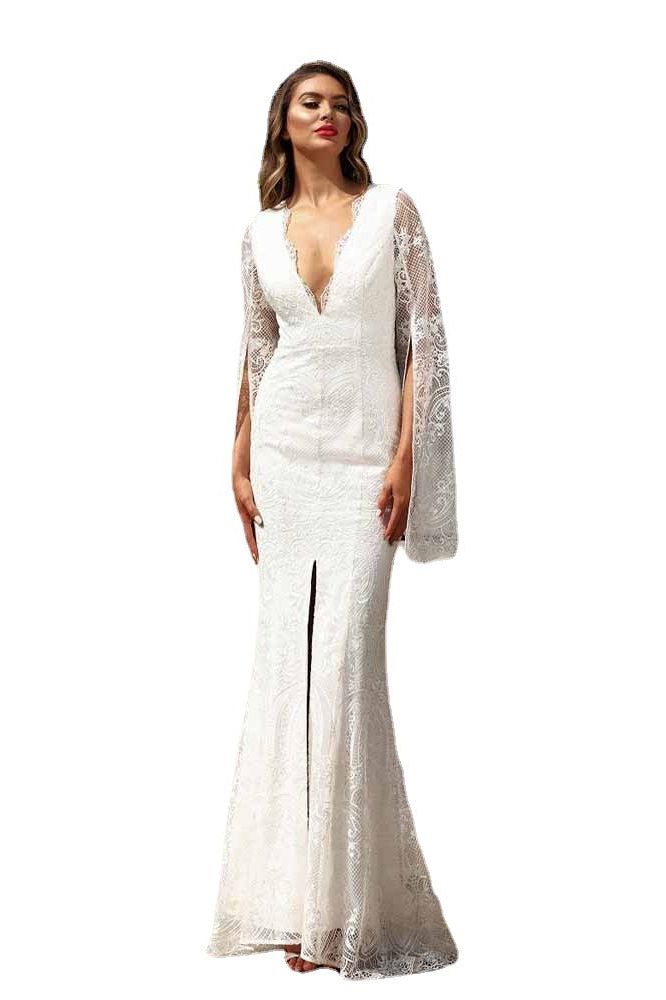 Maxi Dress with Long Sleeves
