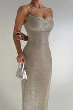 Knit Strapless Cami Maxi Dress