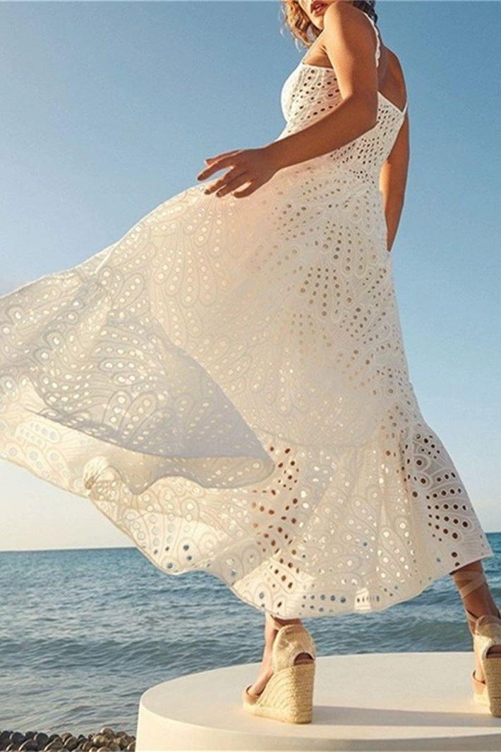 Mermaid Asymmetric Cami Dress