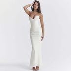 Strapless Dress with Mermaid Shape