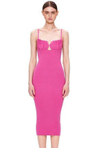 Wrap-Style Cami Dress with Open Back