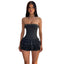 Strapless Dress with Eyelet Details