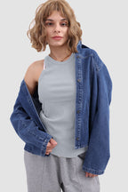 Knit Tank Top with Round Neckline