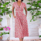 Dress with Tummy-Control Design