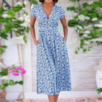 Dress with Tummy-Control Design