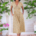 Dress with Tummy-Control Design